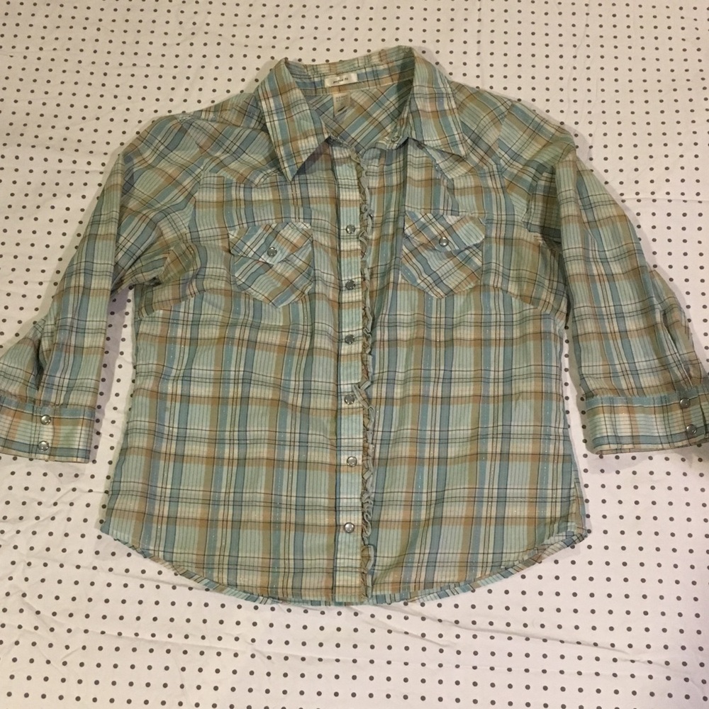 Plaid button up